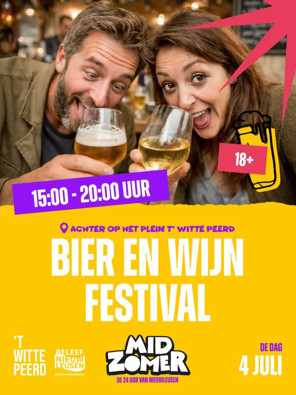 Bier- en Wijnfestival bij 't Witte Peerd in Nieuwleusen